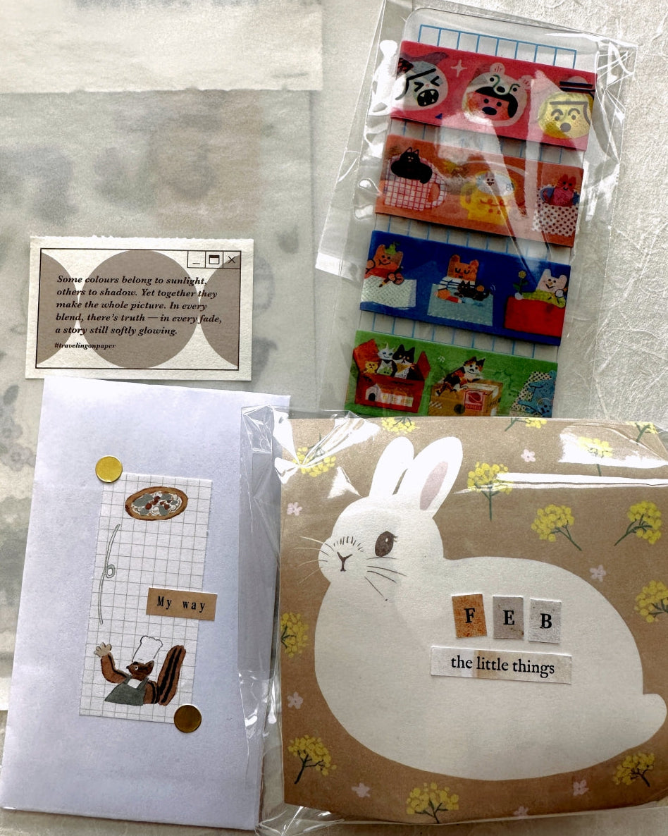 Tobimatsu Shoichiro - I Can't Help but Write petite sticky memo roll SAMPLES