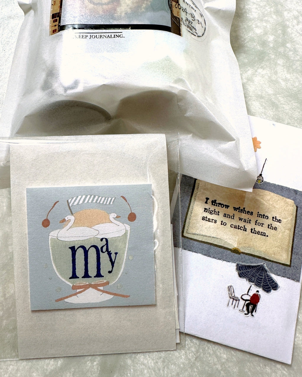 Tobimatsu Shoichiro - Dessert square sticky memo roll SAMPLES