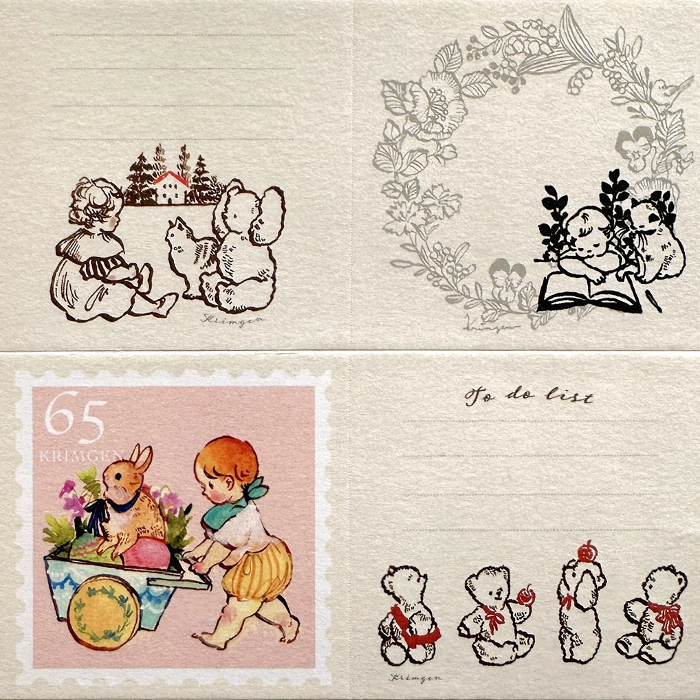 Krimgen - Sticky Notes square sticky memo roll SAMPLES