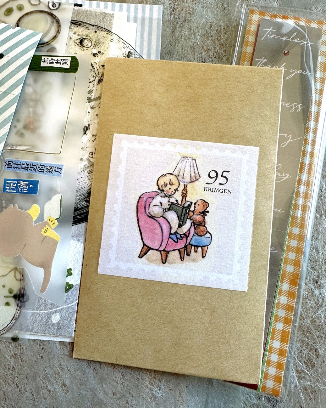 Krimgen - Sticky Notes square sticky memo roll SAMPLES