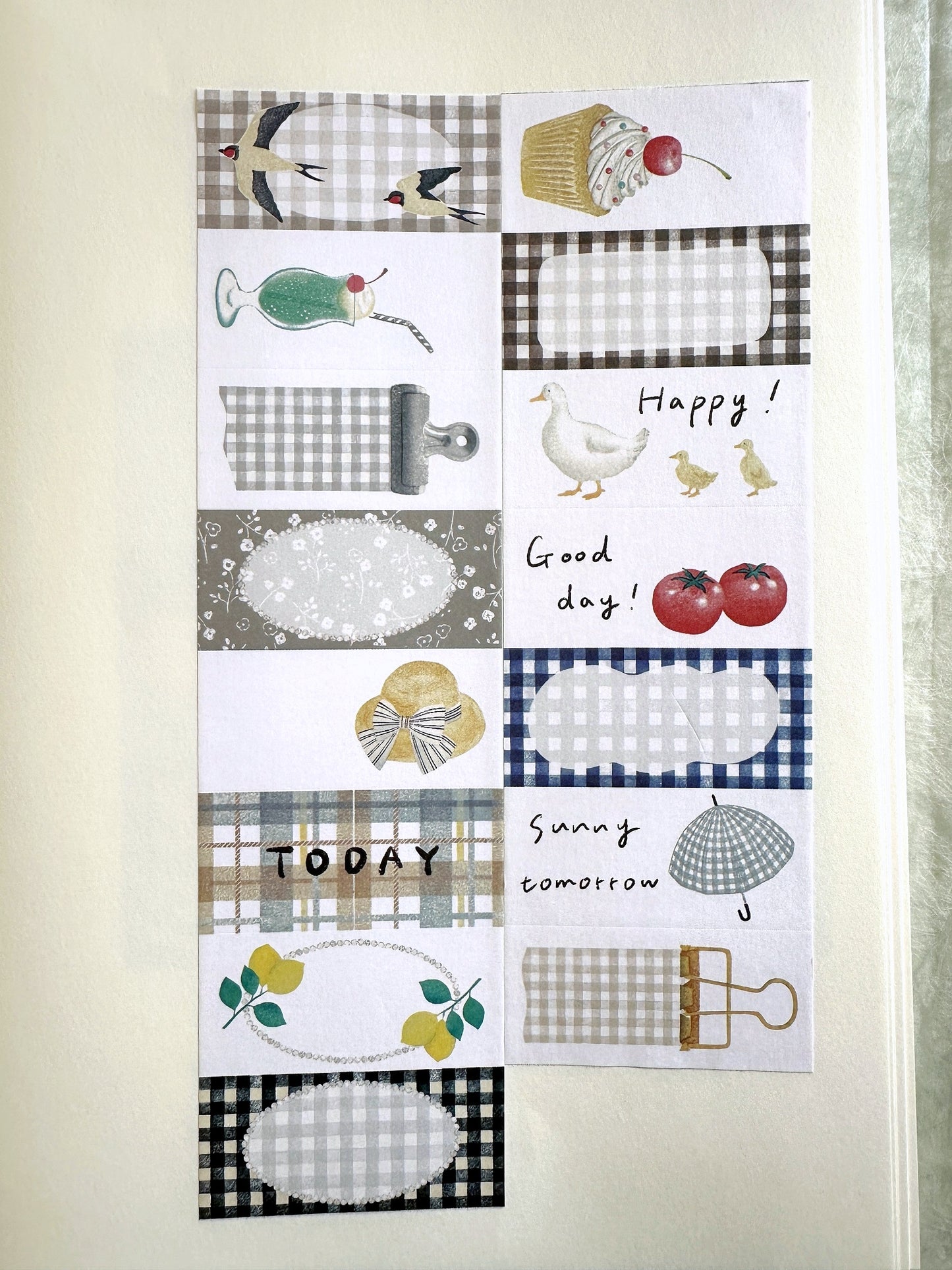 Nonco Hanco - Happy Day petite sticky memo roll SAMPLES