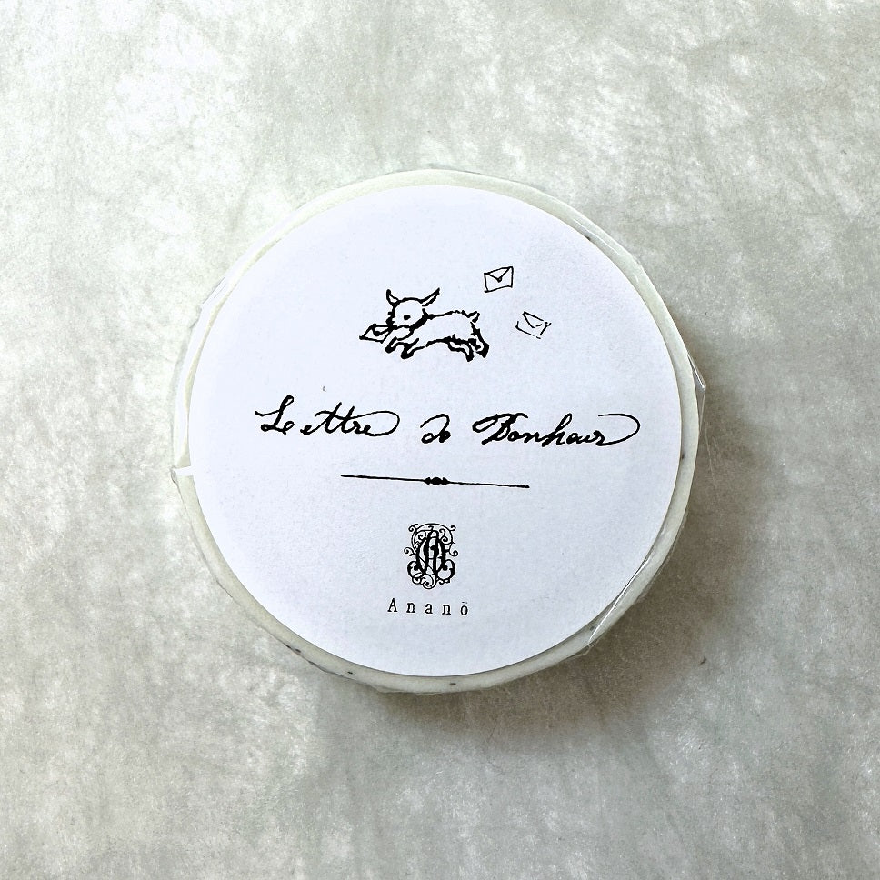 Ananö - Lettre de Bonheur slim washi tape SAMPLES