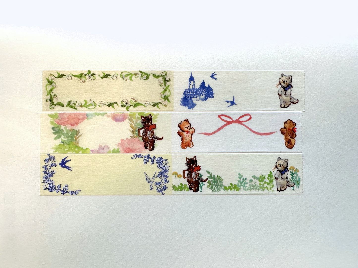 Krimgen - avec toi perforated washi tape SAMPLES