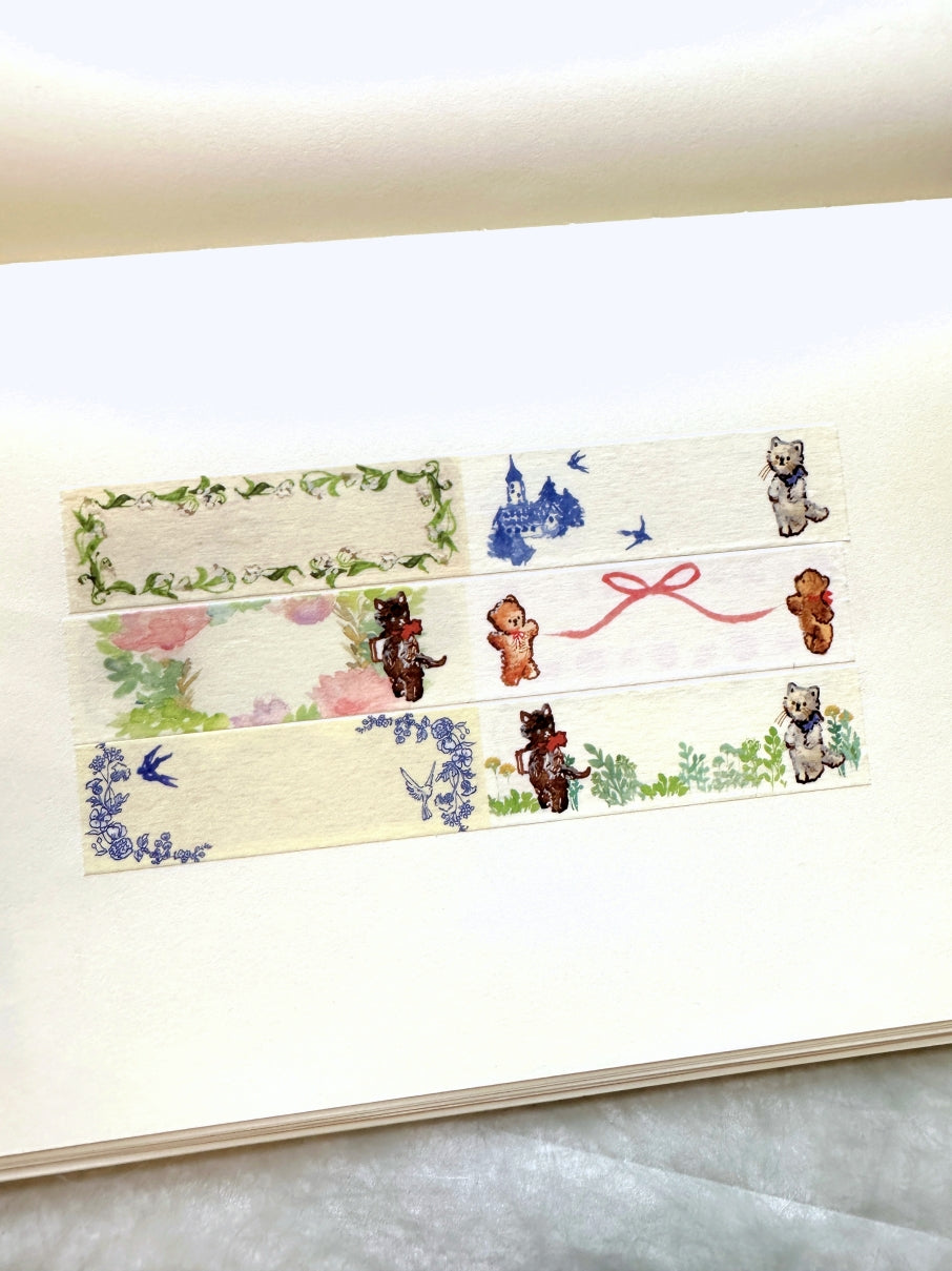 Krimgen - avec toi perforated washi tape SAMPLES