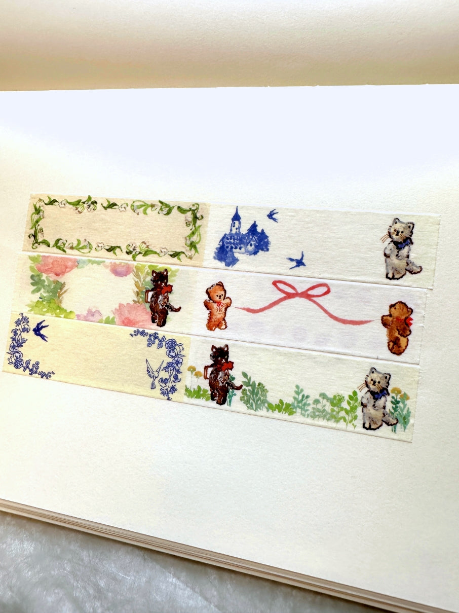 Krimgen - avec toi perforated washi tape SAMPLES