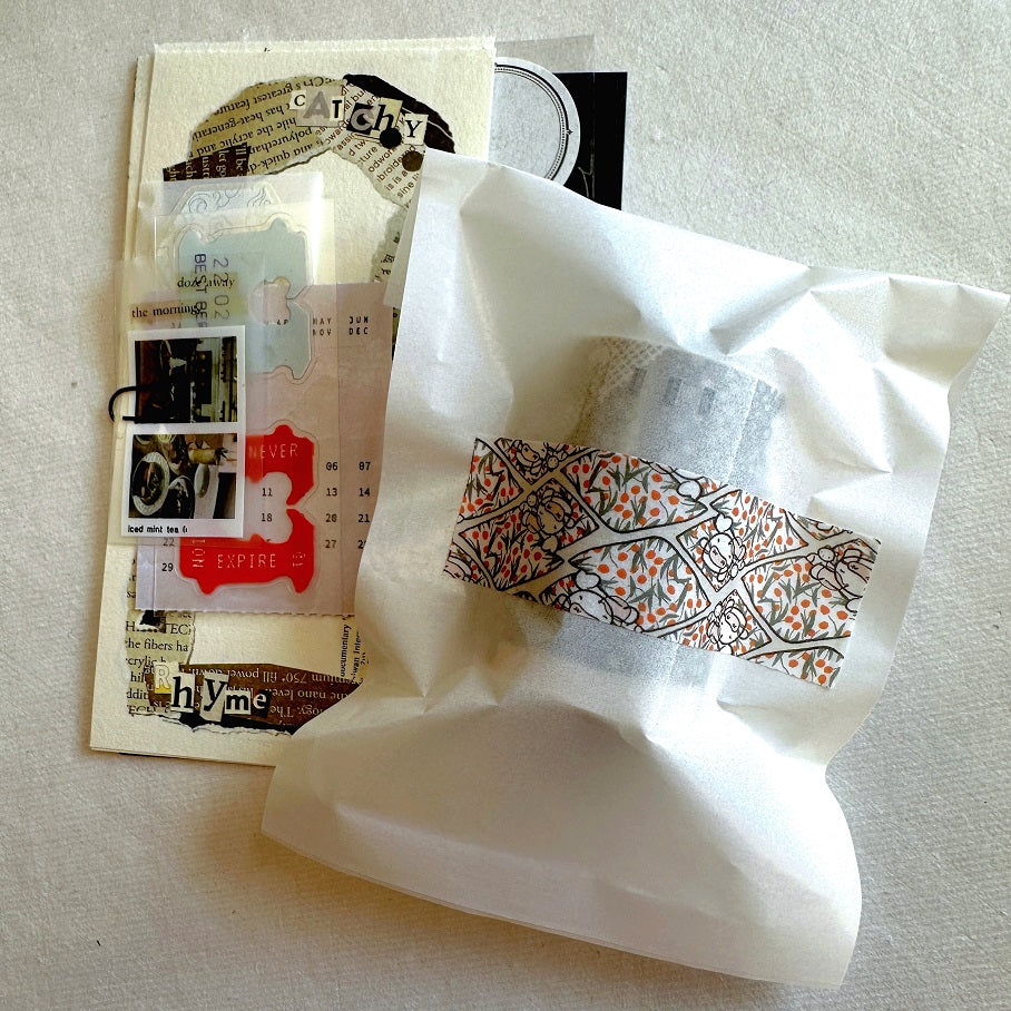 Nagaki Perm - Garagara perforated washi tape SAMPLES