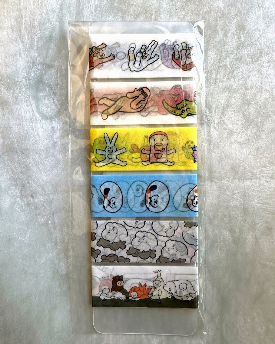Nagaki Perm - Garagara perforated washi tape SAMPLES