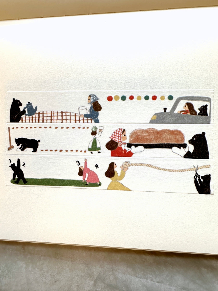Necktie - Fun Sunday perforated washi tape SAMPLES