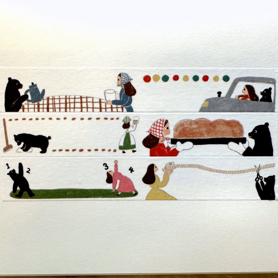 Necktie - Fun Sunday perforated washi tape SAMPLES