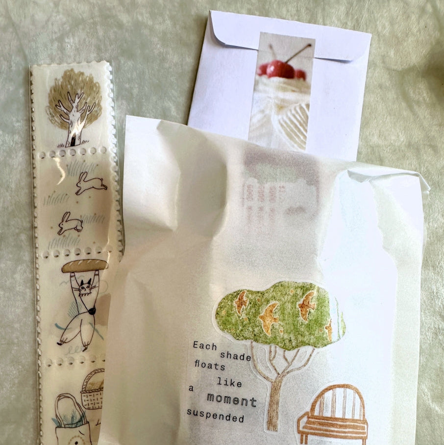 MuZiShan Studio - Fairy Tale of the Forest kiss-cut PET tape SAMPLES