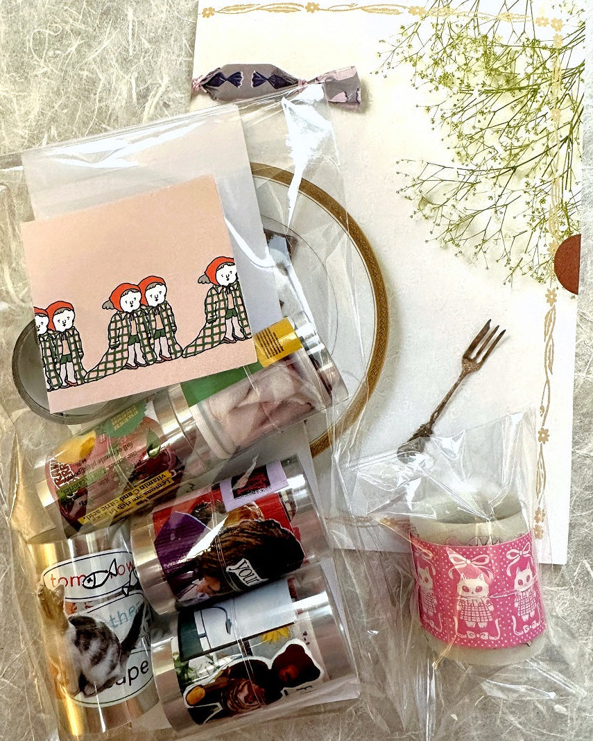 Nagaki Perm - Ma Shikaku square sticky memo roll SAMPLES