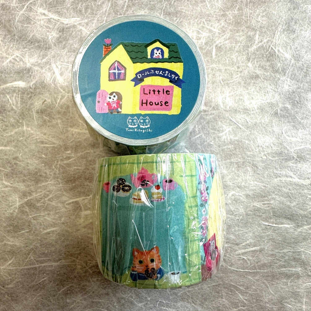 Yumi Kitagishi - Little House square sticky memo roll SAMPLES
