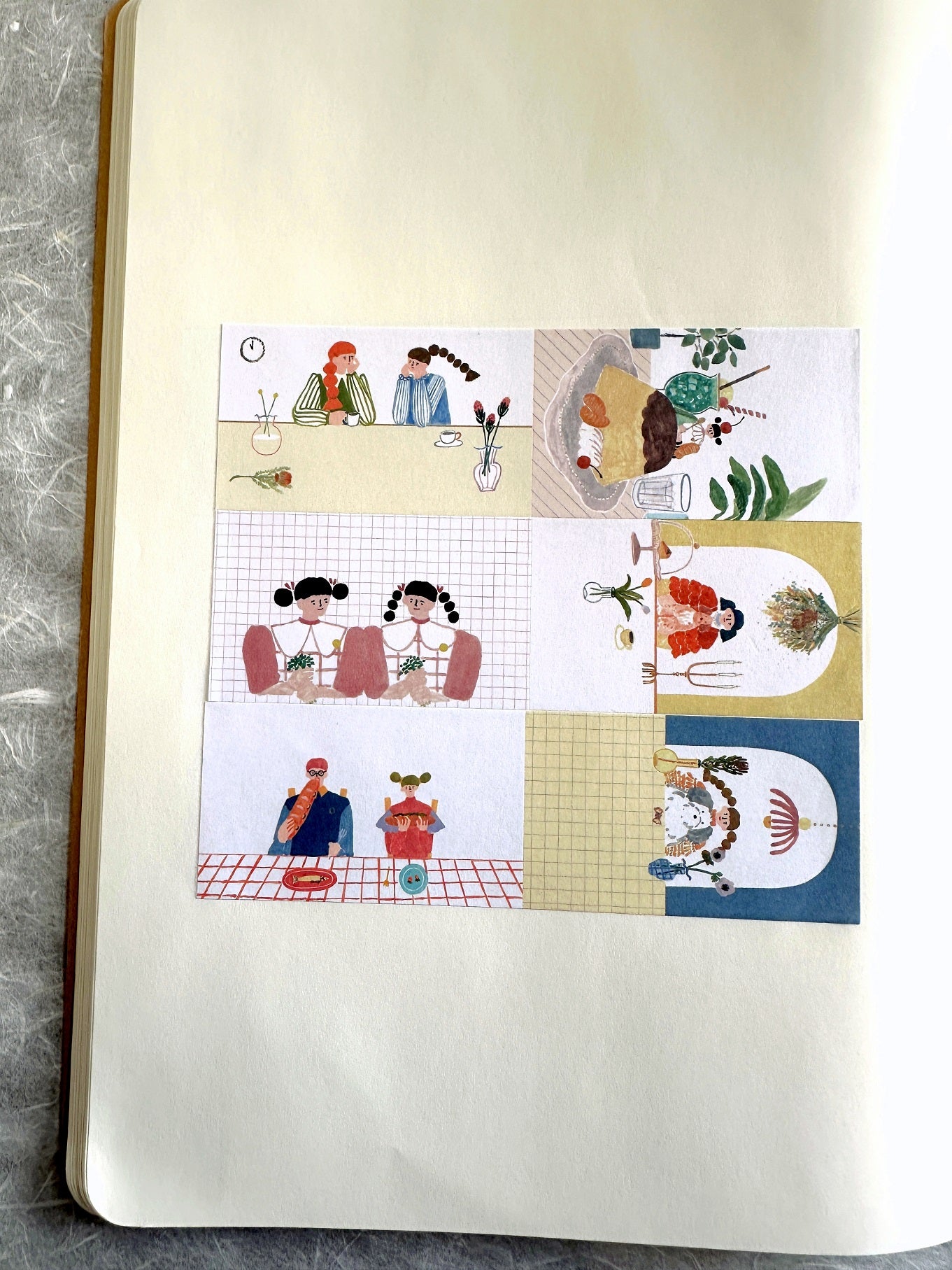 Wakairie - Gentle Everyday Life writable sticky memo roll SAMPLES