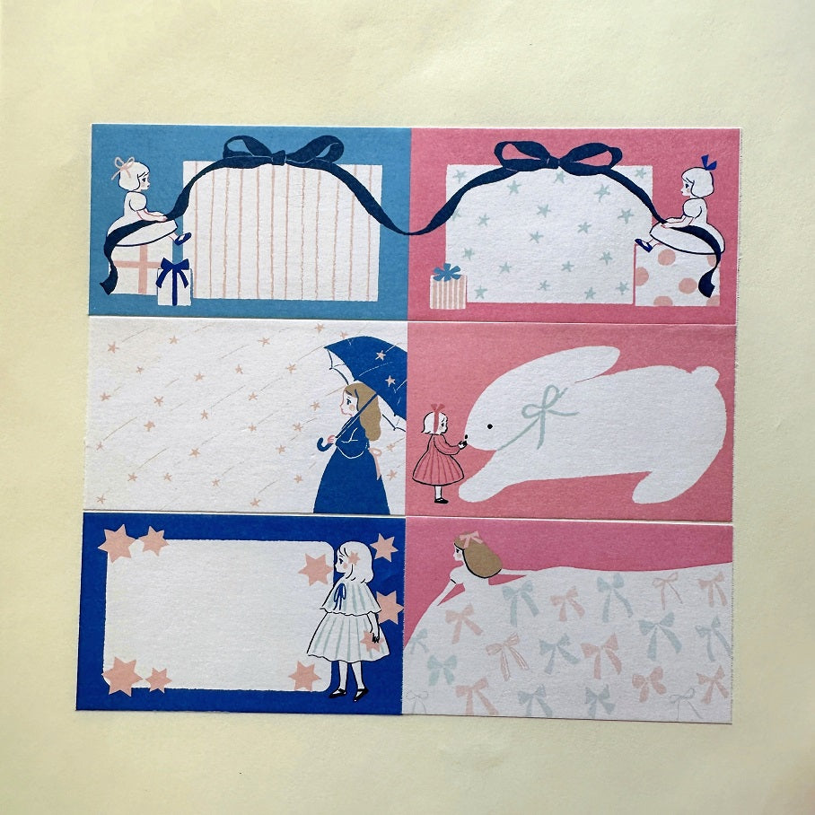 252% - Stars and Ribbons sticky memo roll SAMPLES