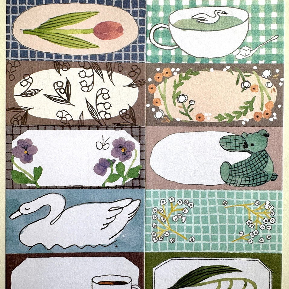 Kitagawa - Easy Life petite sticky memo roll SAMPLES