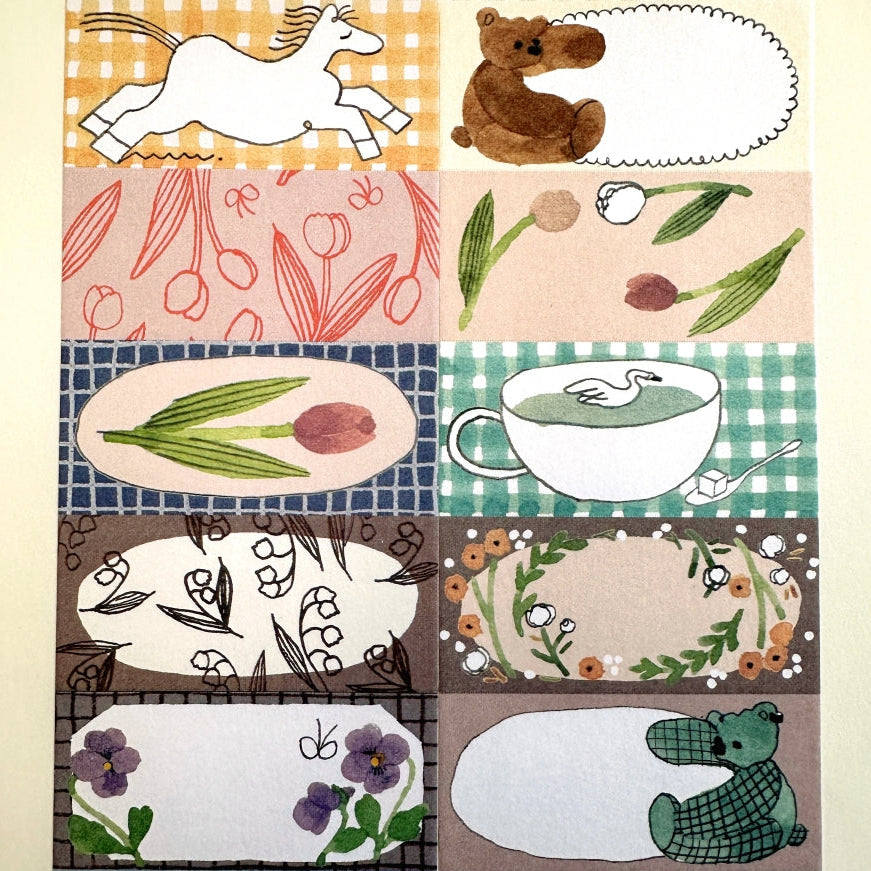 Kitagawa - Easy Life petite sticky memo roll SAMPLES