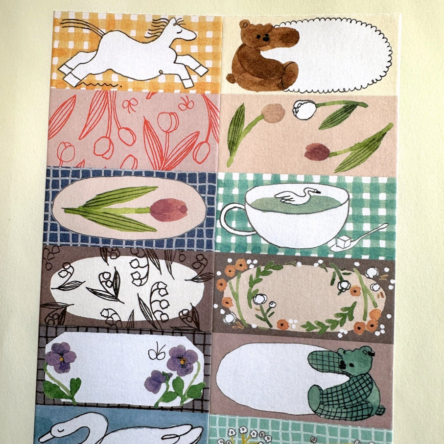 Kitagawa - Easy Life petite sticky memo roll SAMPLES