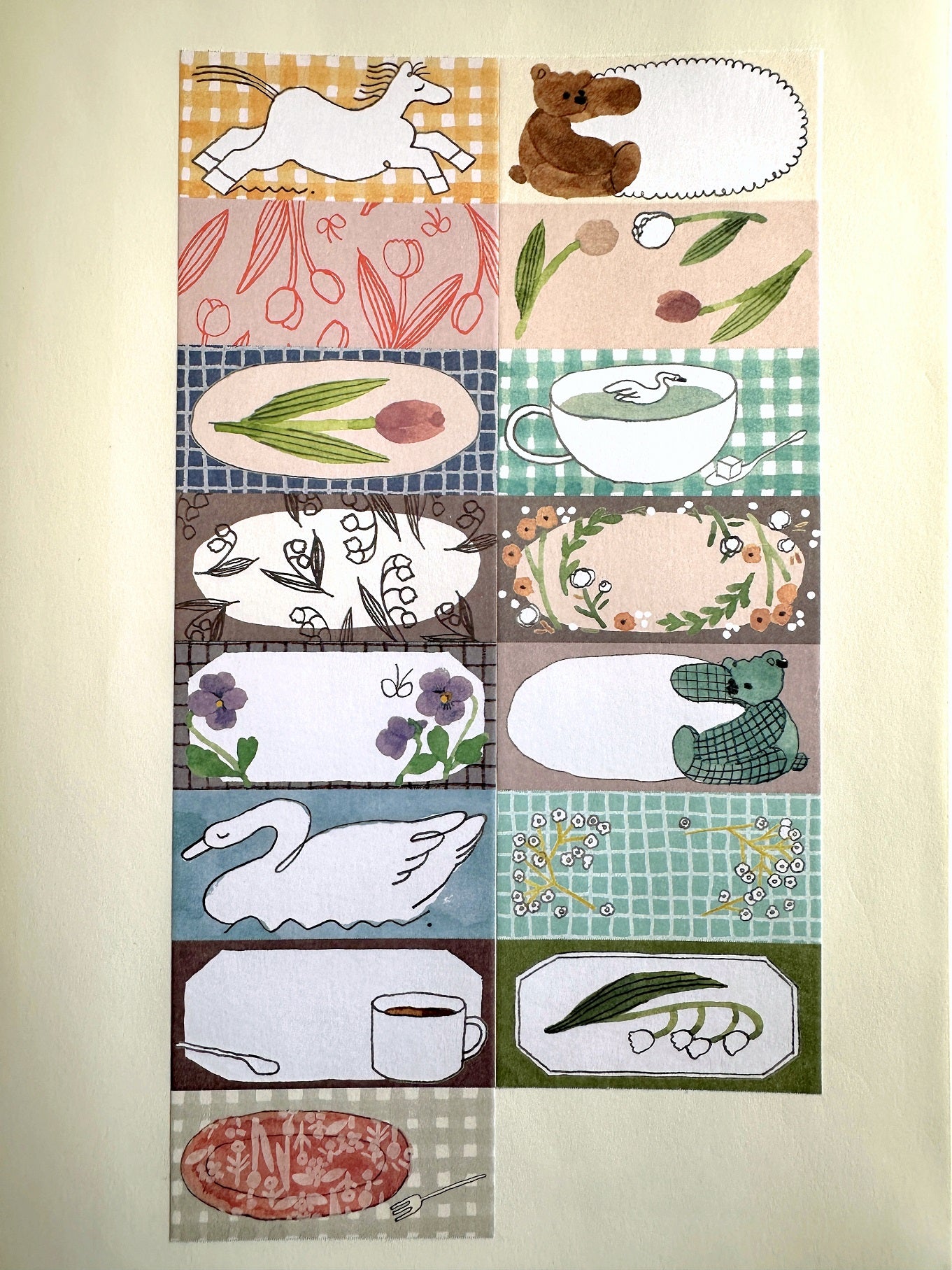 Kitagawa - Easy Life petite sticky memo roll SAMPLES
