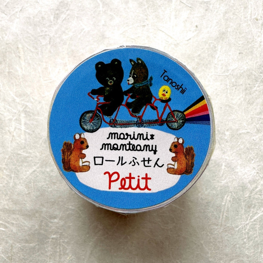 Tegamisha x marini * monteany - Tanoshii petit sticky memo roll SAMPLES