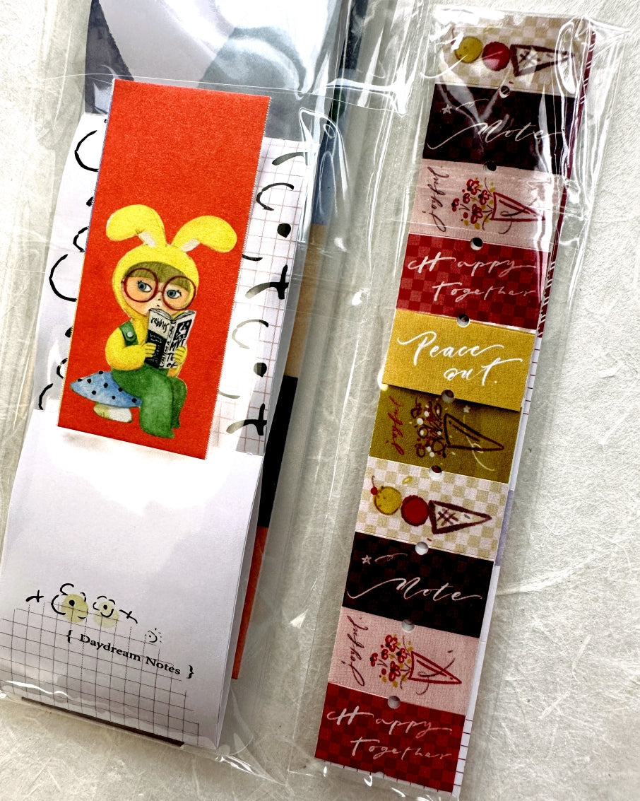 Mr. Eggplants - Joyful Time & Happy Moment label sticker roll SAMPLES