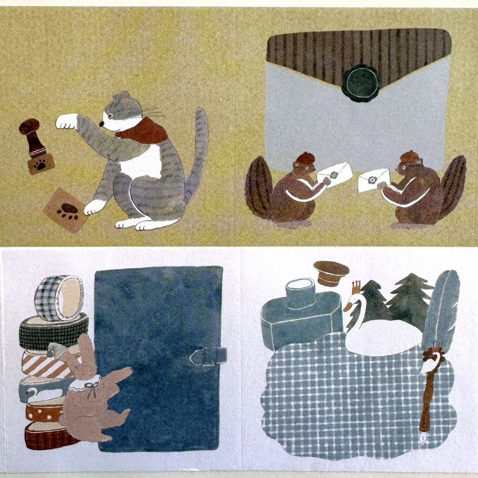 Tobimatsu Shoichiro - Limited edition square memo sticky roll SAMPLES