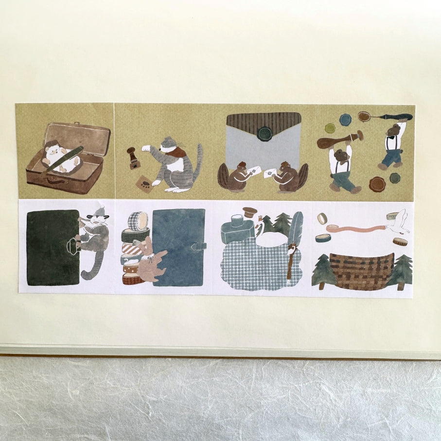 Tobimatsu Shoichiro - Limited edition square memo sticky roll SAMPLES