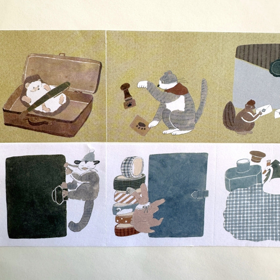 Tobimatsu Shoichiro - Limited edition square memo sticky roll SAMPLES