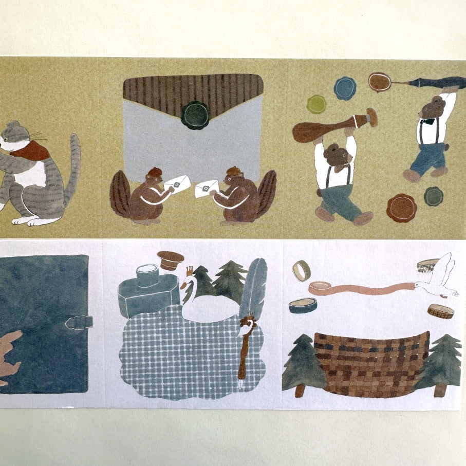 Tobimatsu Shoichiro - Limited edition square memo sticky roll SAMPLES