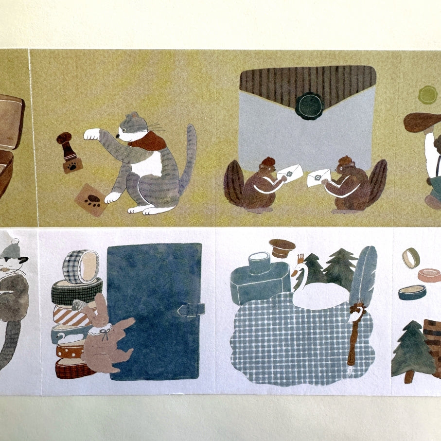 Tobimatsu Shoichiro - Limited edition square memo sticky roll SAMPLES