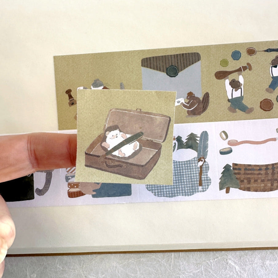 Tobimatsu Shoichiro - Limited edition square memo sticky roll SAMPLES