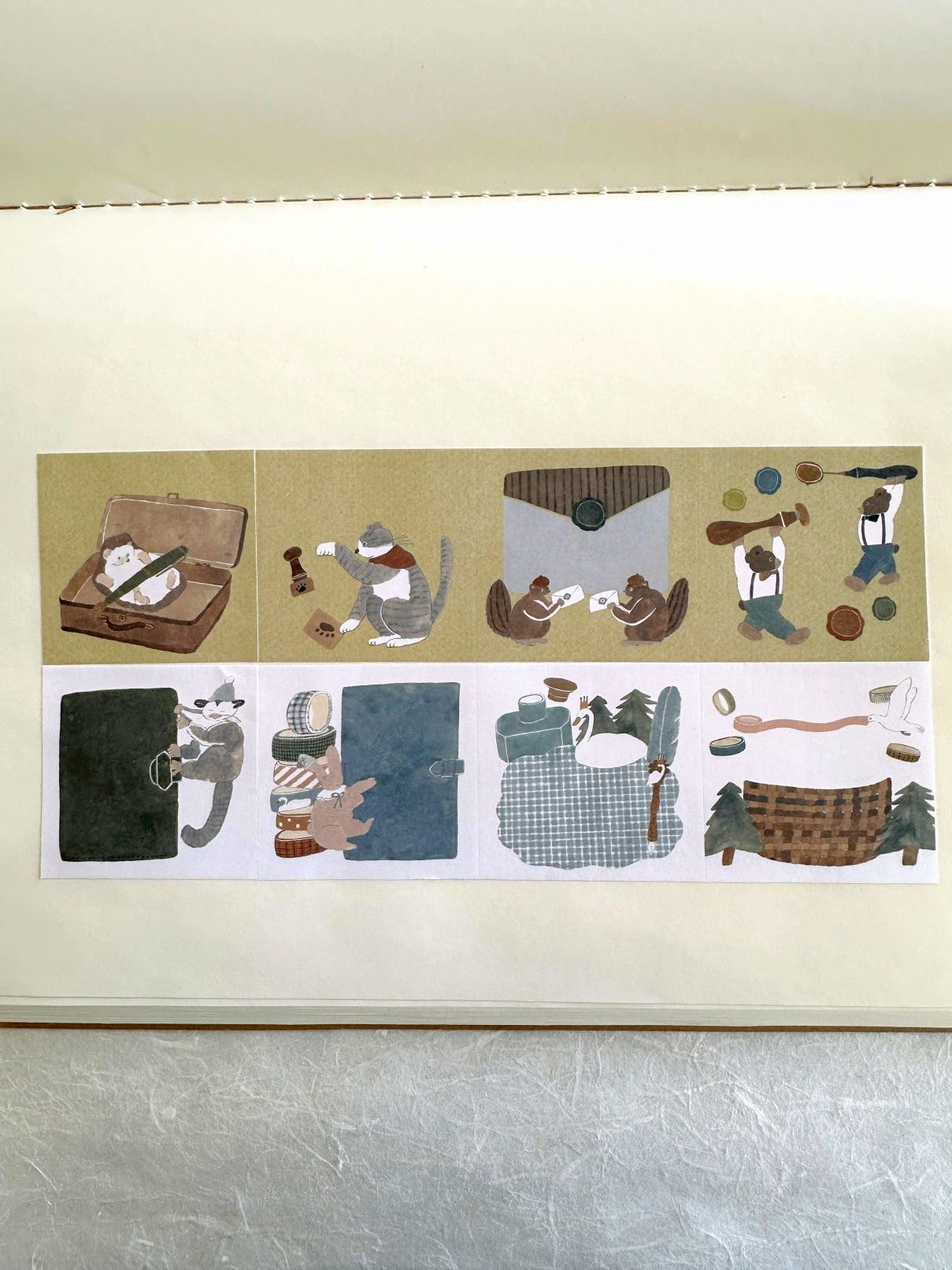 Tobimatsu Shoichiro - Limited edition square memo sticky roll SAMPLES
