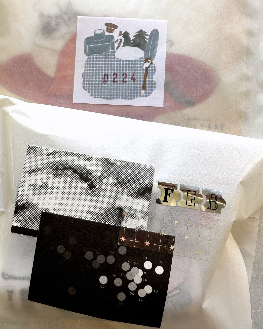 Tobimatsu Shoichiro - Limited edition square memo sticky roll SAMPLES