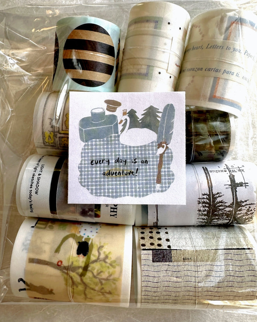 Tobimatsu Shoichiro - Limited edition square memo sticky roll SAMPLES