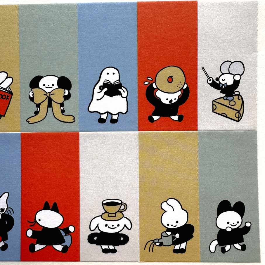 Tegamisha x SYAMO - Character petit sticky memo roll SAMPLES