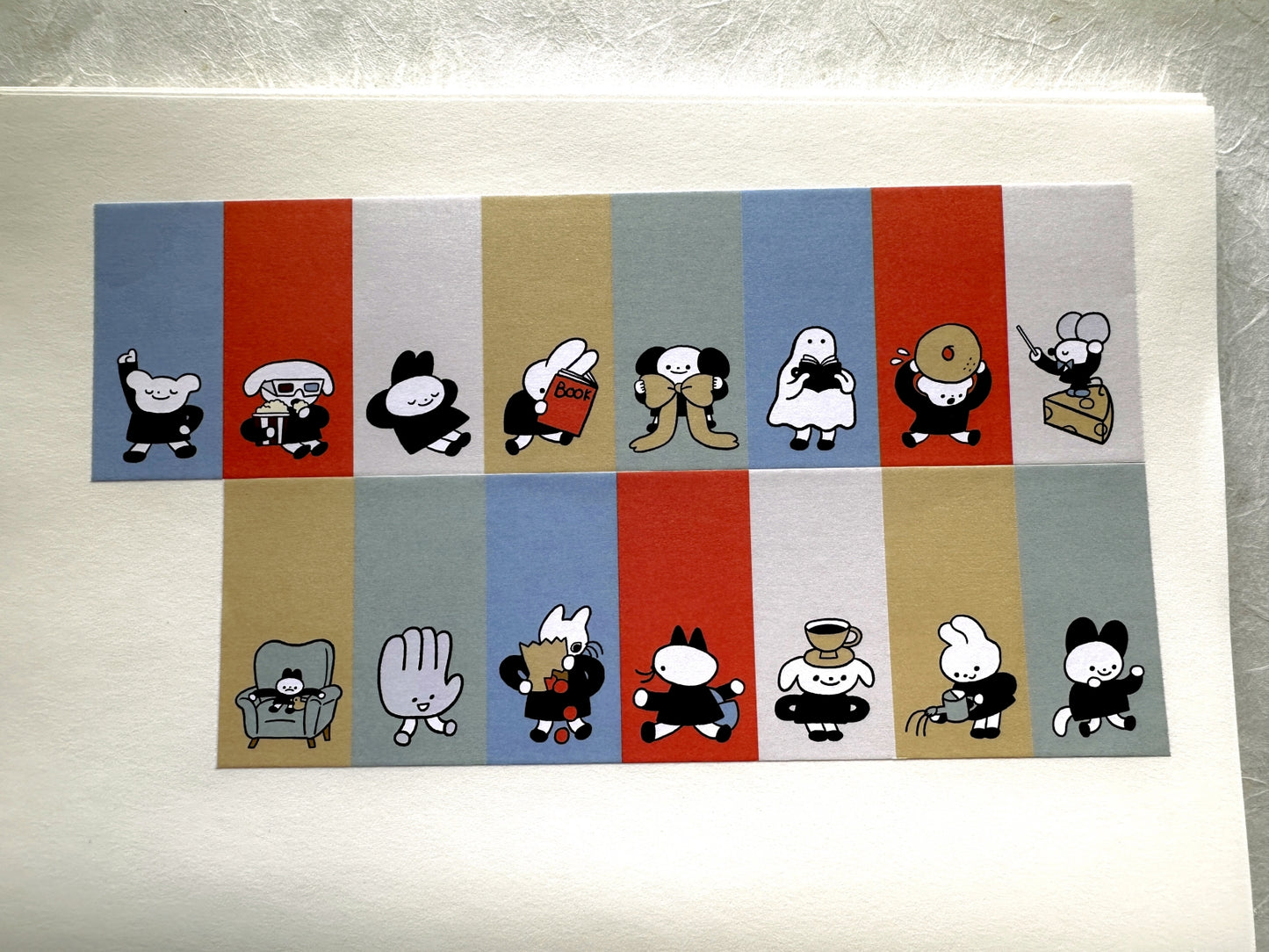 Tegamisha x SYAMO - Character petit sticky memo roll SAMPLES