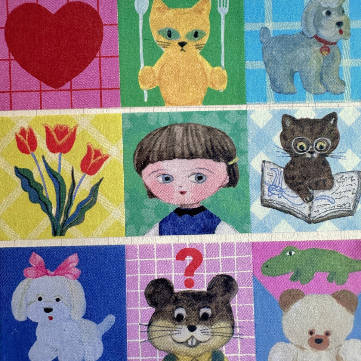 Tegamisha x marini monteany - Fun Fun mini square memo sticky roll SAMPLES