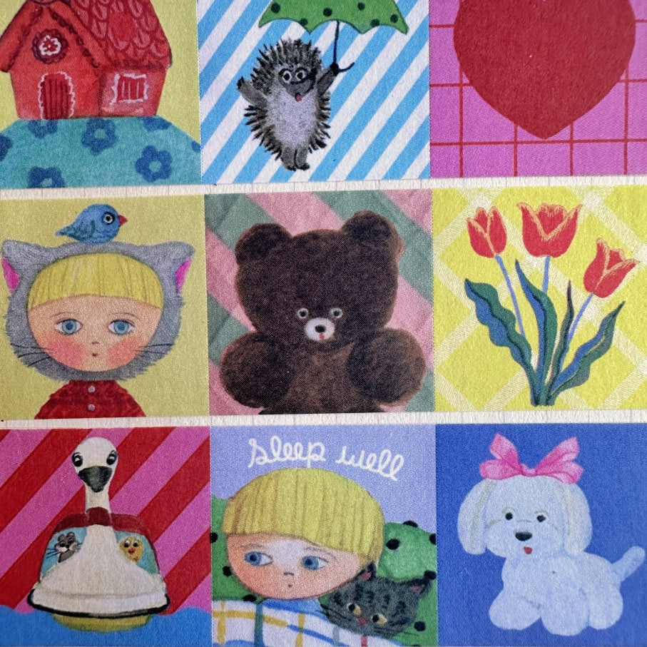 Tegamisha x marini monteany - Fun Fun mini square memo sticky roll SAMPLES