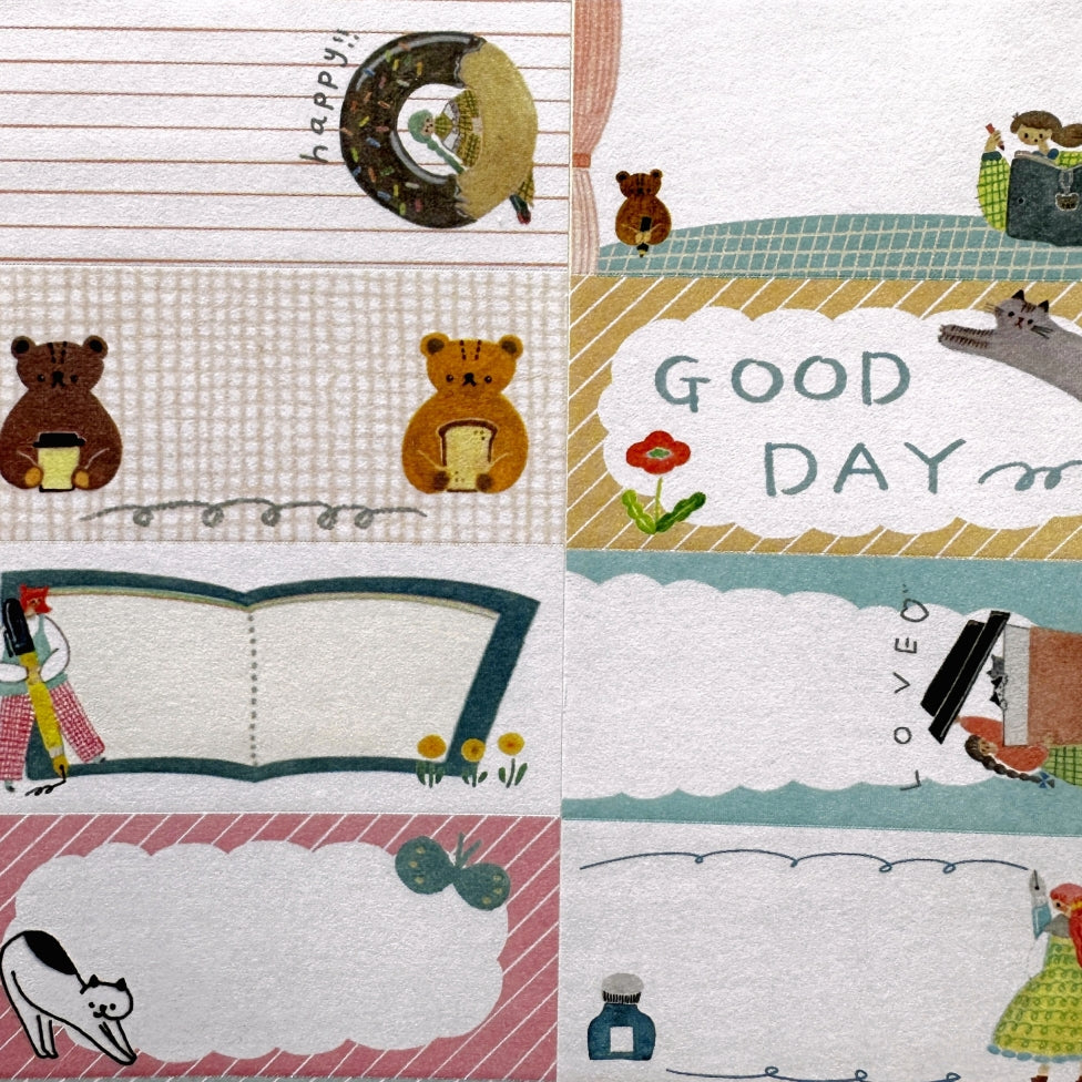 Tegamisha x Cotori Cotori - Good Day! petit sticky memo roll SAMPLES