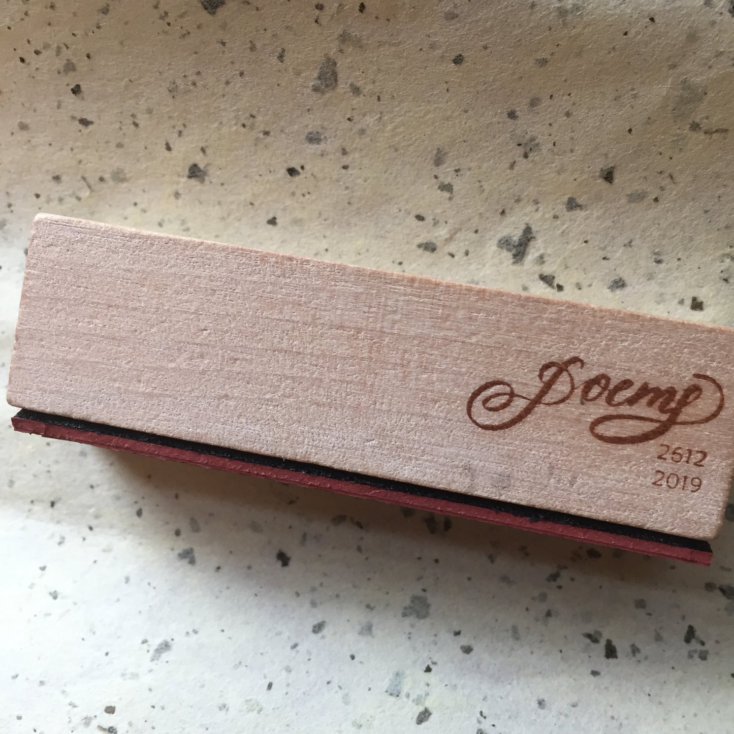 Ten2Sen - Pea pod rubber stamp [Pre-loved]