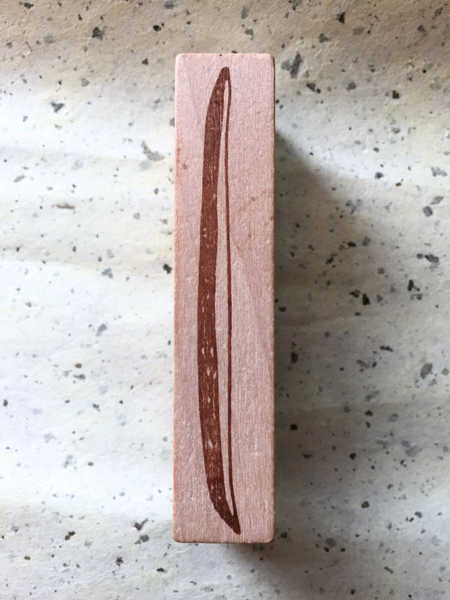 Ten2Sen - Pea pod rubber stamp [Pre-loved]
