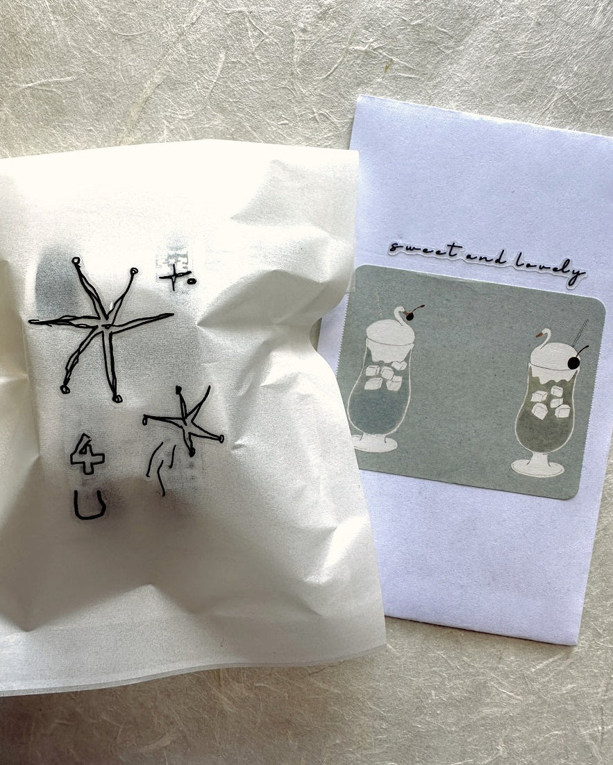 Tobimatsu Shoichiro - Swan sticky memo tape SAMPLES