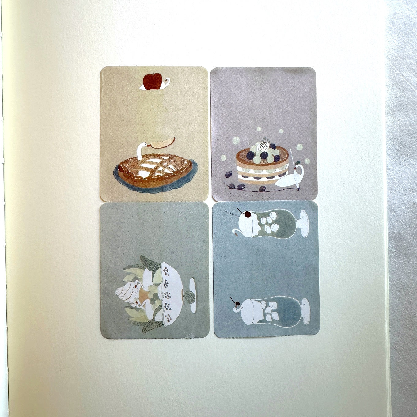 Tobimatsu Shoichiro - Swan sticky memo tape SAMPLES