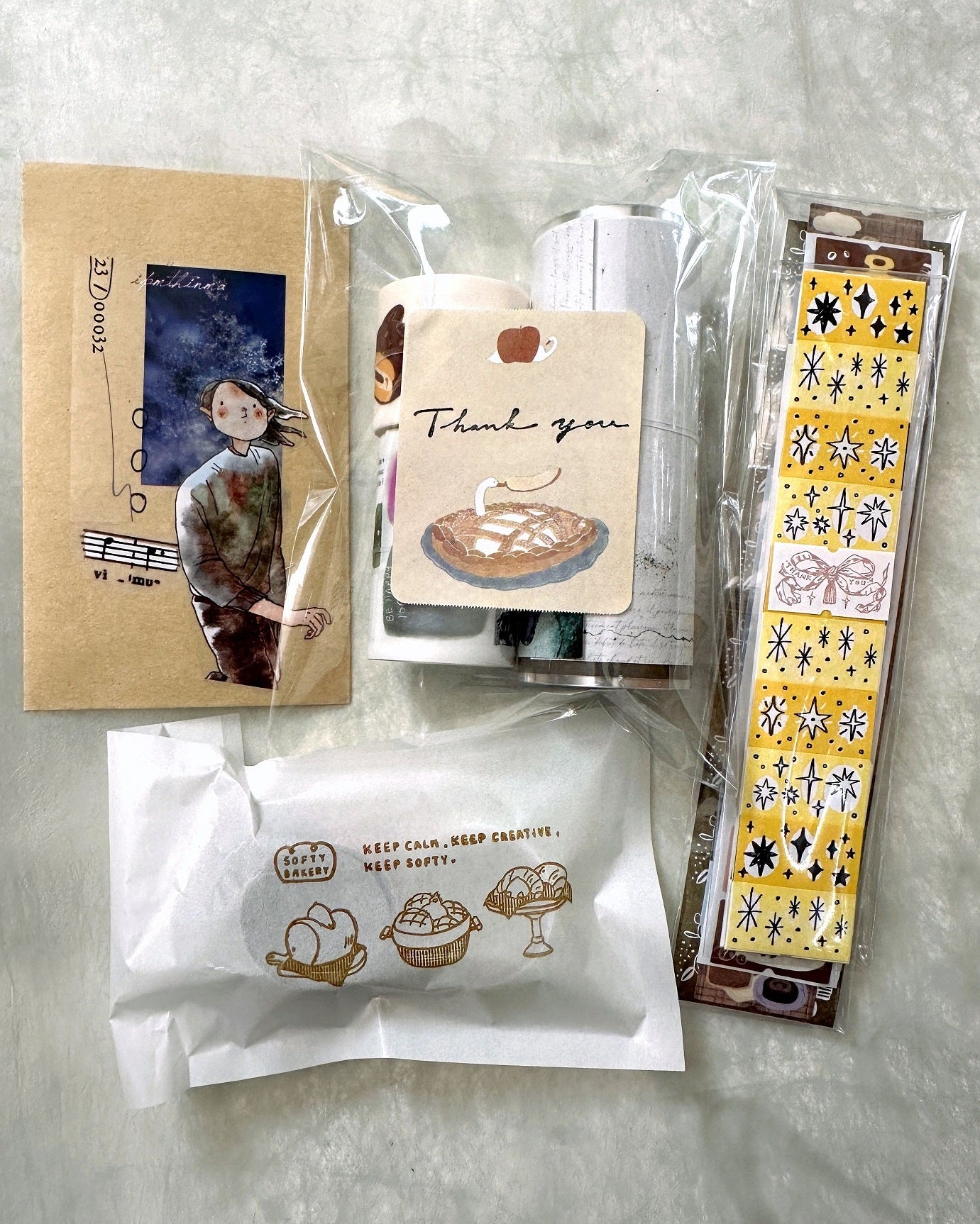 Tobimatsu Shoichiro - Swan sticky memo tape SAMPLES