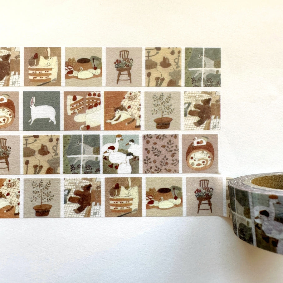 Tobimatsu Shoichiro - Original Artwork Exhibition washi tape SAMPLES
