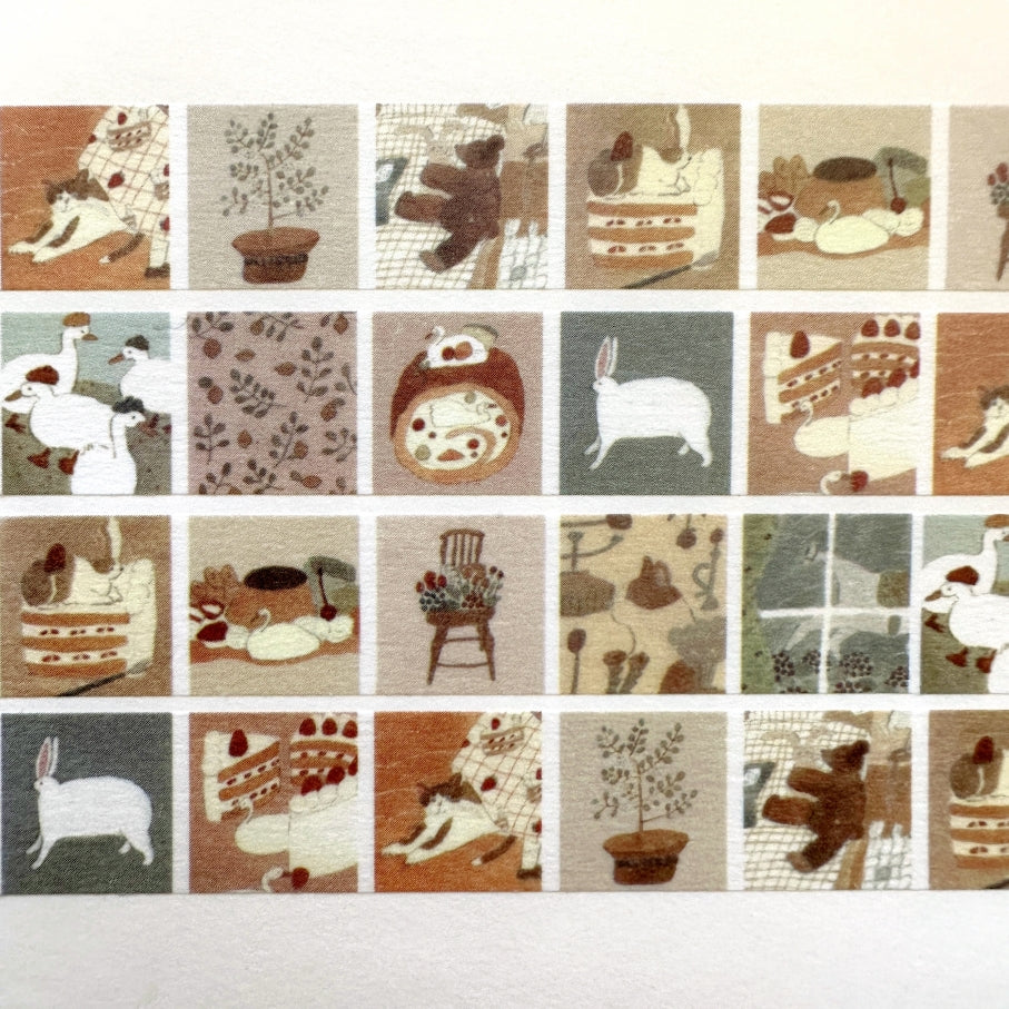 Tobimatsu Shoichiro - Original Artwork Exhibition washi tape SAMPLES
