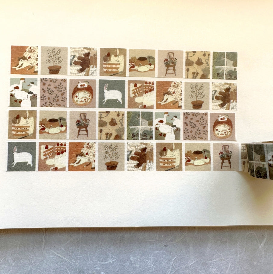 Tobimatsu Shoichiro - Original Artwork Exhibition washi tape SAMPLES