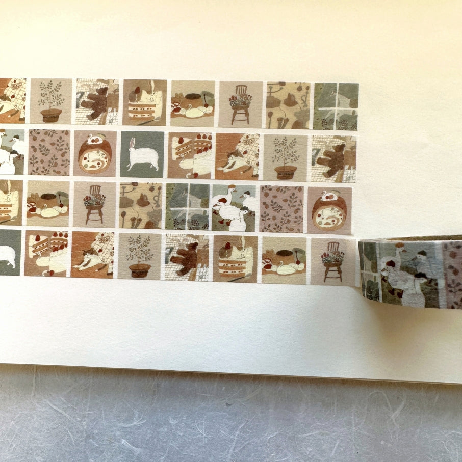 Tobimatsu Shoichiro - Original Artwork Exhibition washi tape SAMPLES