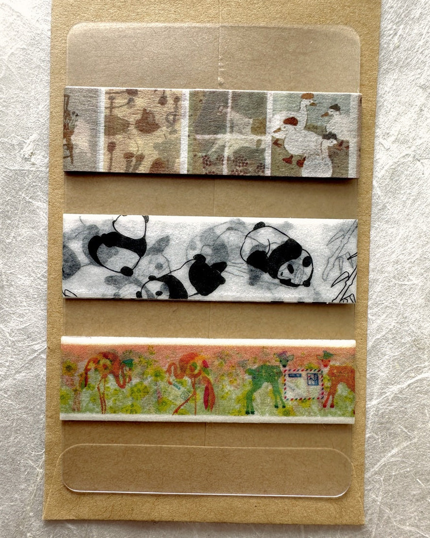 Tobimatsu Shoichiro - Original Artwork Exhibition washi tape SAMPLES