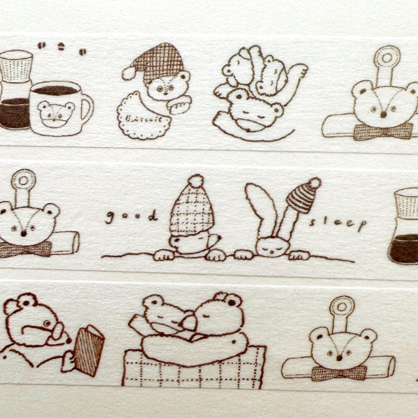 Tobimatsu Shoichiro - Small Daily Murmurings washi tape SAMPLES