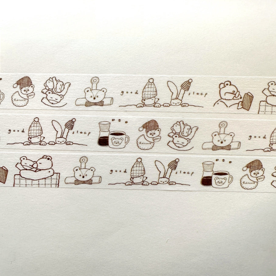 Tobimatsu Shoichiro - Small Daily Murmurings washi tape SAMPLES